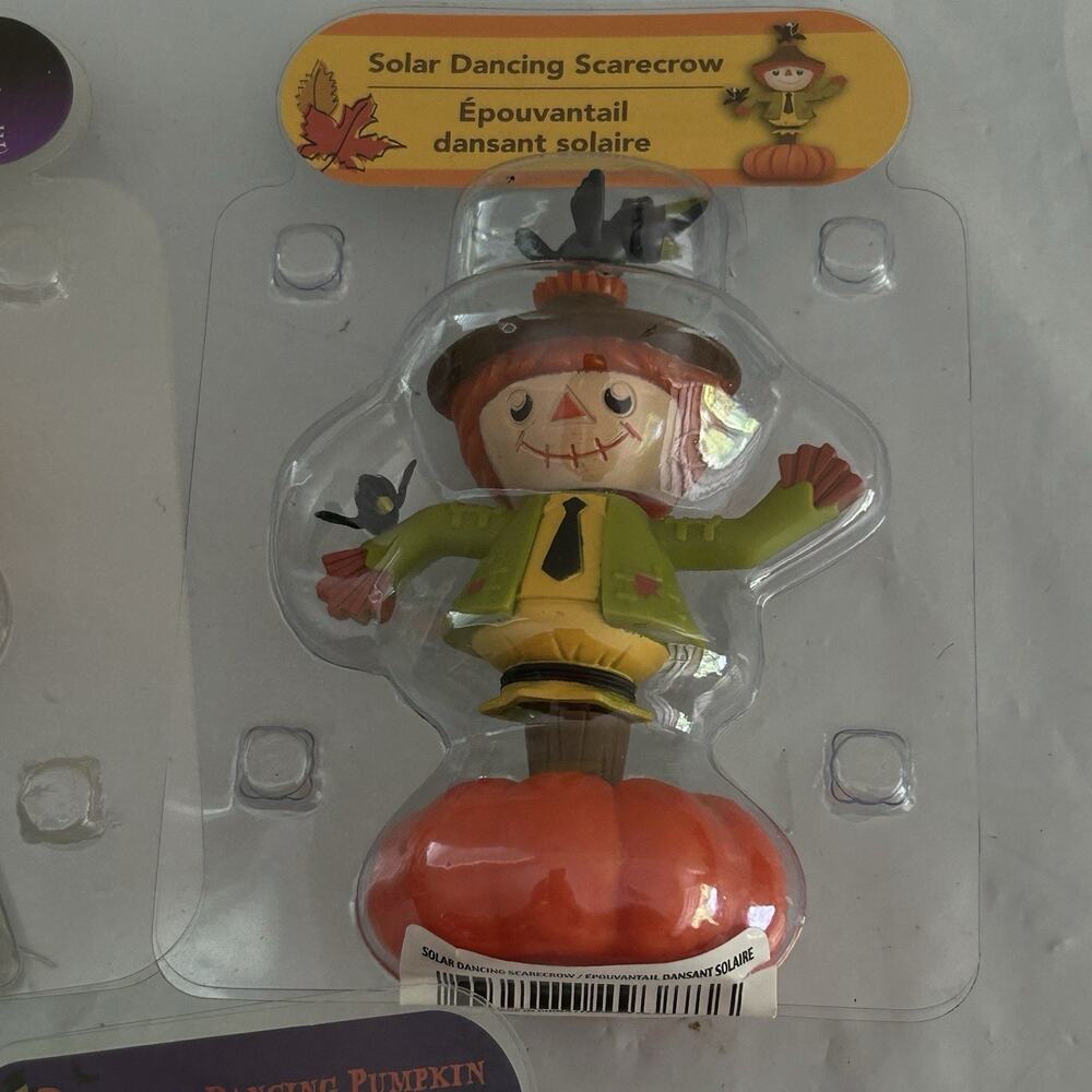 Solar Powered Halloween Figures Lot Of 3 - Picture 6 of 8